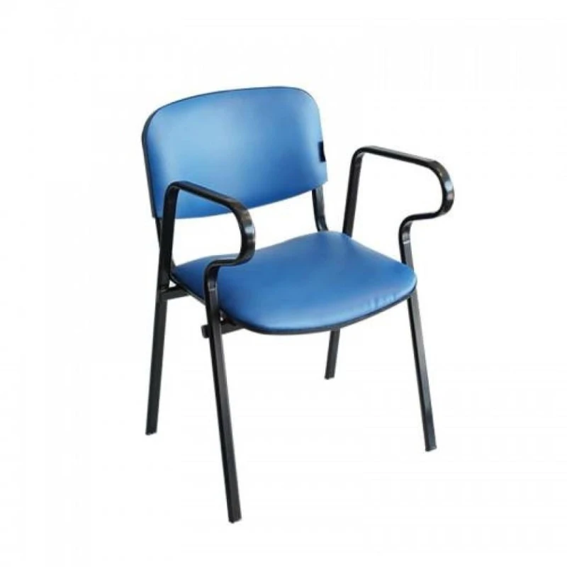 Офисный стул Evalar ALD_SED_002, кожа, синий