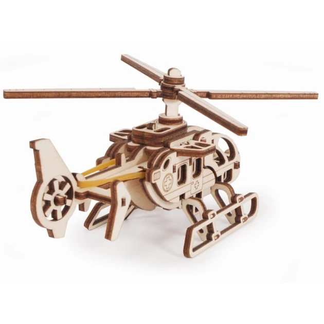 3D pazl SmartWood Bell 206 Jetranger, 23х9х1 sm