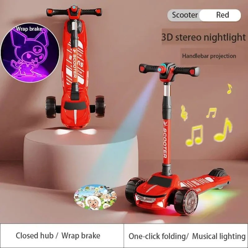 Skuter Maseratti Red, 3+ yaş