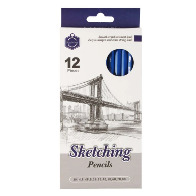 Набор градуированных черных карандашей Набор градуированных черных карандашей