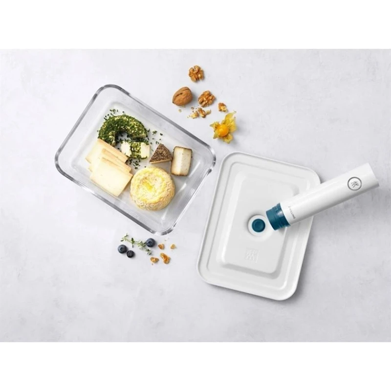 Вакуумный контейнер Zwilling Fresh&Save, стекло/пластик/силикон, с крышкой, 24.3x18.3x8.5 см, 2 л Вакуумный контейнер Zwilling Fresh&Save, стекло/пластик/силикон, с крышкой, 24.3x18.3x8.5 см, 2 л