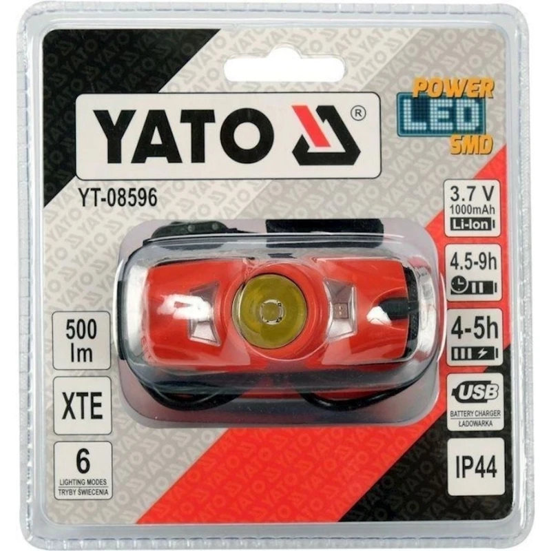Налобный фонарь Yato YT-08596