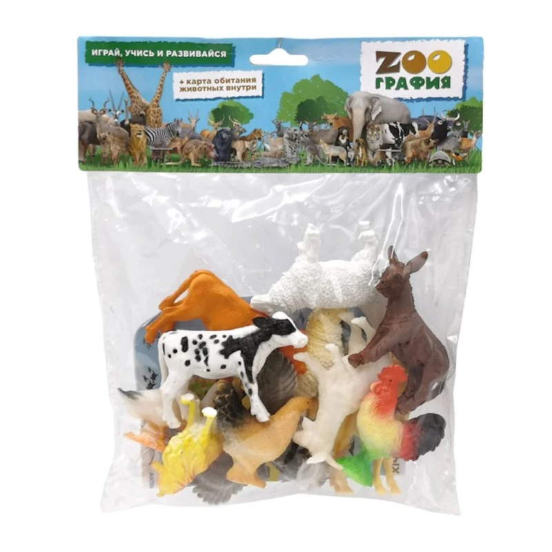 Набор фигурок Zoo графия животные в ассортименте Набор фигурок Zoo графия животные в ассортименте