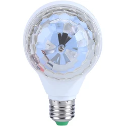 Светодиодная диско лампа Eecoo E27, белая