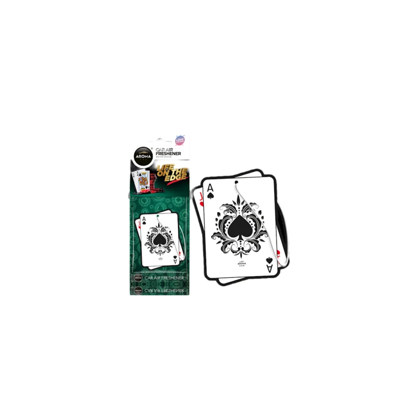 Ароматизатор для автомобиля Aroma Car Cellulose Life On The Edge - Black Jack, подвесной