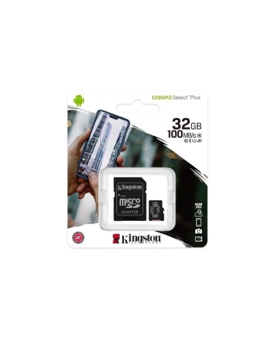 Yaddaş kartı Kingston Canvas Select Plus 32GB microSDHC Class 10