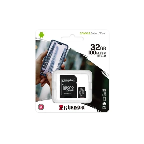 Карта памяти Kingston Canvas Select Plus 32GB microSDHC Class 10 Карта памяти Kingston Canvas Select Plus 32GB microSDHC Class 10