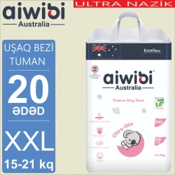 Детские трусы-подгузники AIWIBI Premium XXL, 15-21 кг, 20 шт Детские трусы-подгузники AIWIBI Premium XXL, 15-21 кг, 20 шт