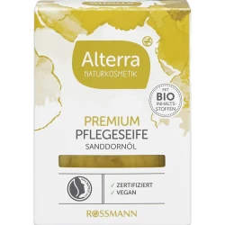 Туалетное мыло Alterra, с облепиховым маслом, 100 г