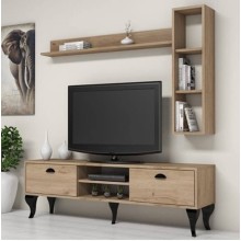 TV üçün tumba 017, LDSP, açıq qəhvəyi