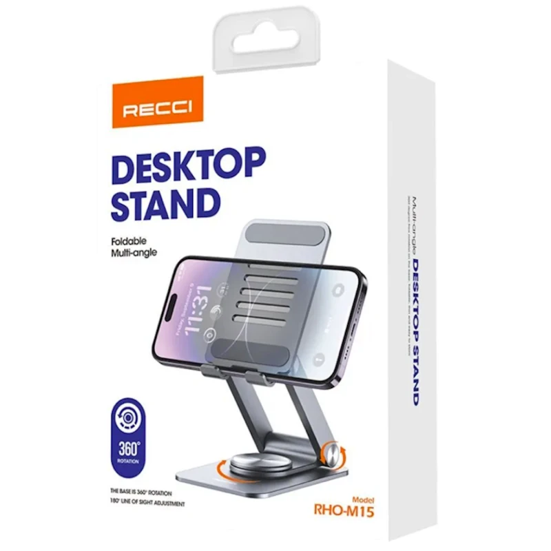 Настольный держатель Recci RHO-M15 Grey