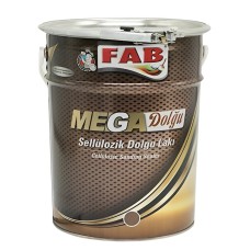 Selülozik doldurucu lak FAB boya Mega Dolğu, 12 l