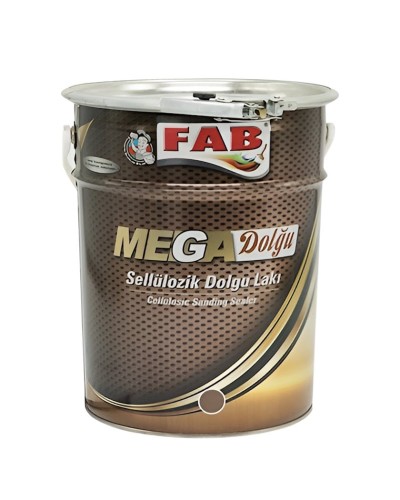 Selülozik doldurucu lak FAB boya Mega Dolğu, 12 l