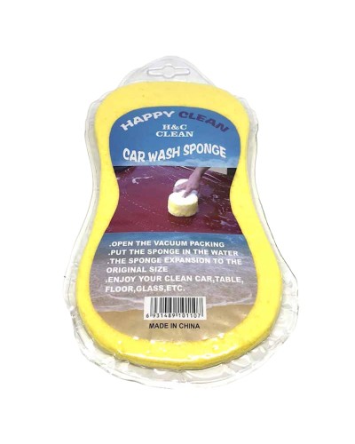 Avtomobil üçün süngər H&C Clean, sarı