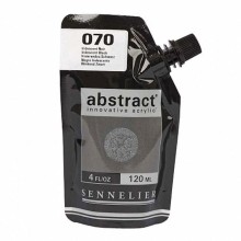 Akril boya Sennelier Abstract 070 Iridescent Black, qara, 120 ml