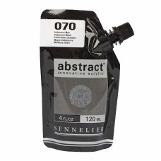 Akril boya Sennelier Abstract 070 Iridescent Black, qara, 120 ml