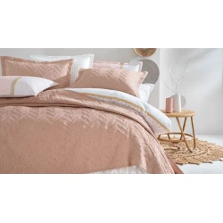 Набор покрывал с наволочками Yataş Curly, покрывало 230х240 см, наволочки 50x70 см 2 шт, двуспальный, хлопок/полиэстер, оранжевый