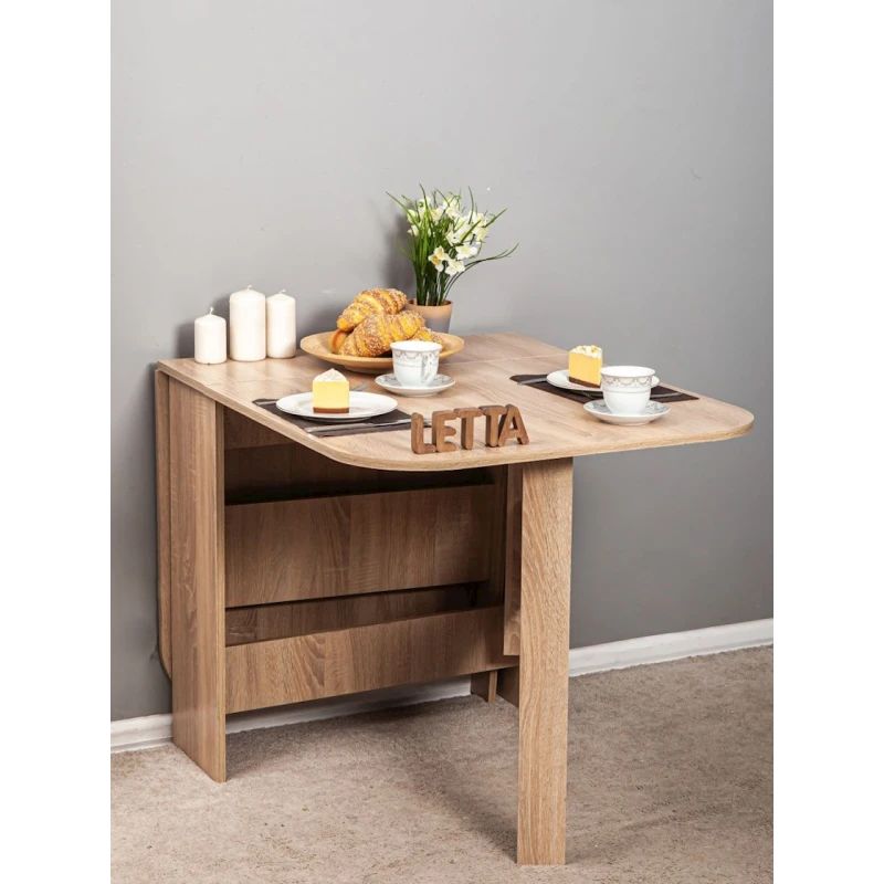 Обеденный стол, бежевый, ЛДСП, 160x75x75 см Обеденный стол, бежевый, ЛДСП, 160x75x75 см