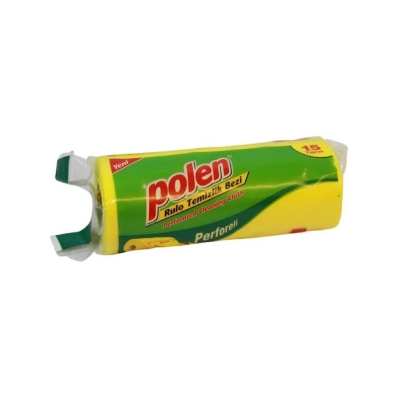 Набор тряпок Polen, 15 шт, в рулоне, желтый Набор тряпок Polen, 15 шт, в рулоне, желтый