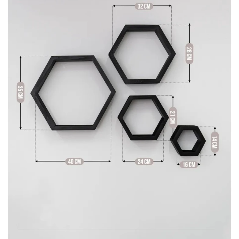 Набор настенных полок Art Mebel 207, ламинат, 4 шт, 35x40x16/28x32x16/21x24x16/14x16x16 см, серая Набор настенных полок Art Mebel 207, ламинат, 4 шт, 35x40x16/28x32x16/21x24x16/14x16x16 см, серая