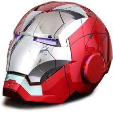 Maska Iron-Man MK5, plastik, qırmızı