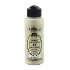 Akril boya-metallik Cadence Waterbased Gilding Paint 107 Platinum 120 ml