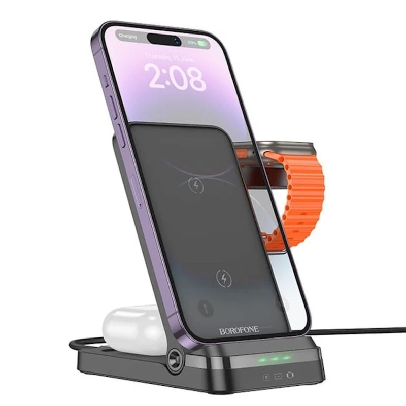 Беспроводное зарядное устройство Borofone BQ33 15W Black