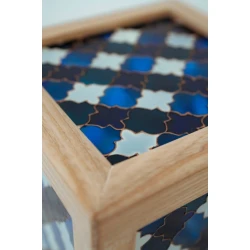 Gecə lampası Art by Ulviya Kakhramanova Milli motivlər, 18х18х34 sm, göy