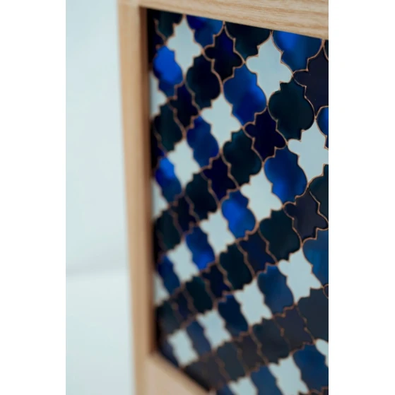 Ночник Art by Ulviya Kakhramanova Национальные мотивы, 18х18х34 см, синий Ночник Art by Ulviya Kakhramanova Национальные мотивы, 18х18х34 см, синий