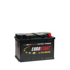 Avtomobil akkumulyatoru Eurostart 75 Ah 680A R+