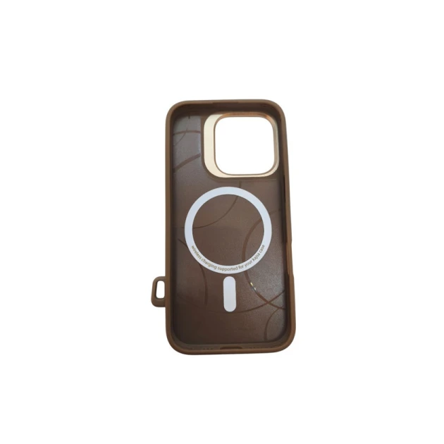 Çexol Kajsa Apple iPhone 16 Pro üçün Qəhvəyi
