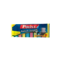 Набор губок Polina, 10 шт, разные цвета