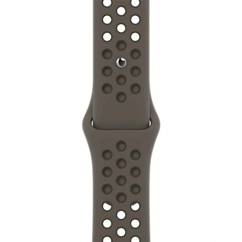 Ремешок Apple Watch 41mm Midnight Olive Gray/Cargo Khaki Nike Sport Band - Regular (ML873ZM/A)
