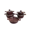 Набор кастрюль Z.H ZGH_00597, гранит, красный, 20/24/28/32 см Набор кастрюль Z.H ZGH_00597, гранит, красный, 20/24/28/32 см