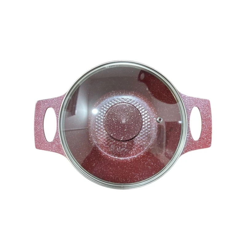 Набор кастрюль Z.H ZGH_00597, гранит, красный, 20/24/28/32 см Набор кастрюль Z.H ZGH_00597, гранит, красный, 20/24/28/32 см