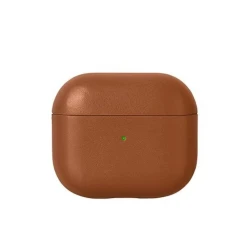 Qulaqlıq üçün çexol Native Union Leather Case AirPods 3 üçün, Brown