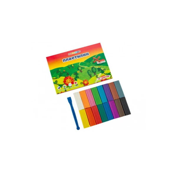 Набор пластилина Невская палитра Цветик, 16 цветов, 240 г Набор пластилина Невская палитра Цветик, 16 цветов, 240 г