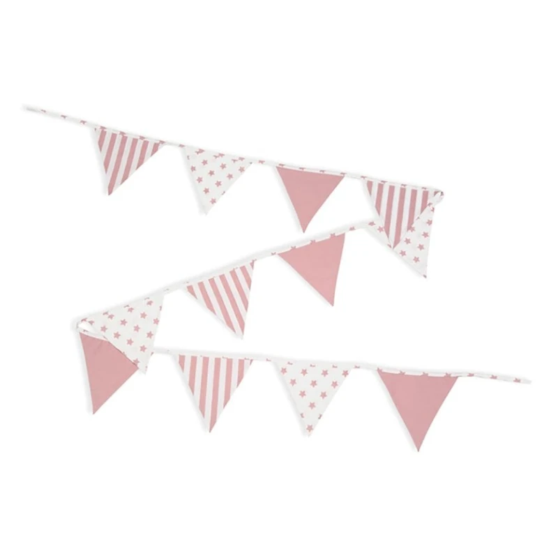 Dekorativ bayraqlar Funnababy Georgia, ağ/çəhrayı Dekorativ bayraqlar Funnababy Georgia, ağ/çəhrayı