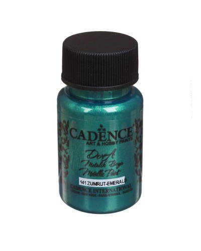 Akril boya-metallik Cadence Dora Metallic Paint 141 Emerald 50 ml