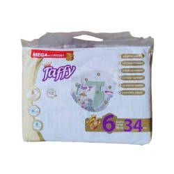 Детские подгузники Taffy Premium Care 6 Extra Large, 16+ кг, 34 шт