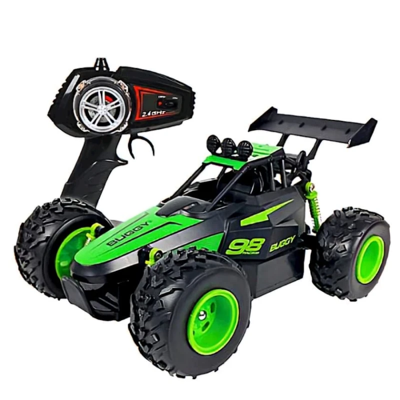 Радиоуправляемый вездеход Buggy Kadusi 0013, черный/зеленый, 11х27 см Радиоуправляемый вездеход Buggy Kadusi 0013, черный/зеленый, 11х27 см