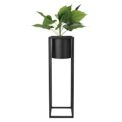 Горшок JYSK Detlef 15x15x50 см, черный