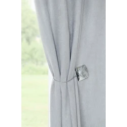 Держатель для штор JYSK Tyin, 1 шт, 28х4х2 см, полиамид, серебристый