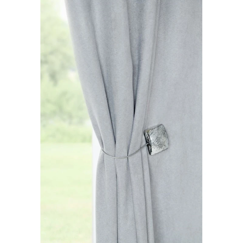 Держатель для штор JYSK Tyin, 1 шт, 28х4х2 см, полиамид, серебристый Держатель для штор JYSK Tyin, 1 шт, 28х4х2 см, полиамид, серебристый