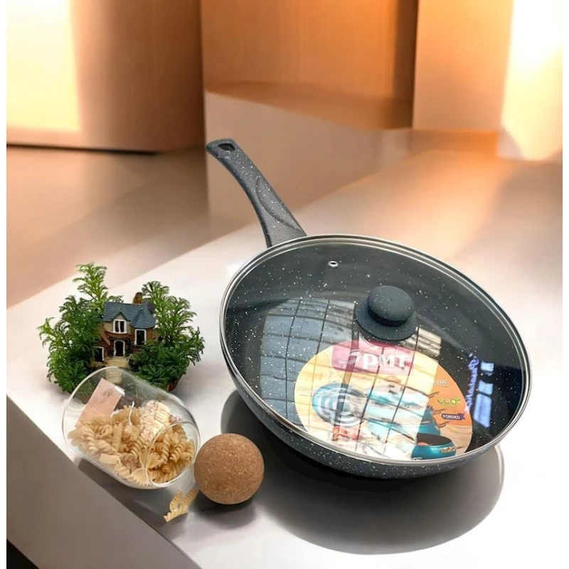 Сковородка PMT 276, гранит, черная, 28 см Сковородка PMT 276, гранит, черная, 28 см