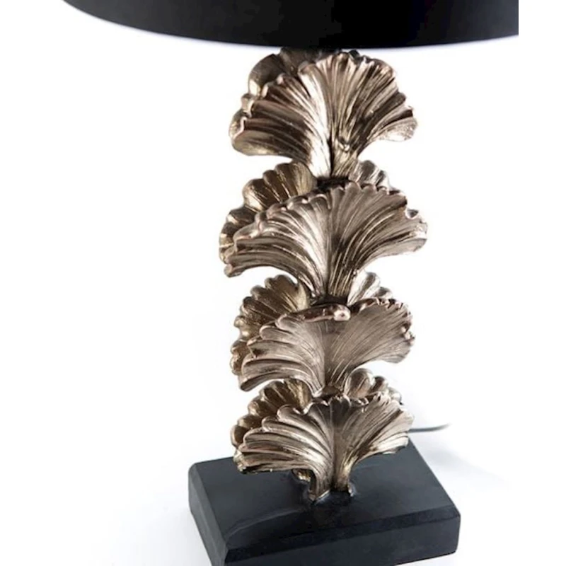 Abajurlu masaüstü lampa Hom-me Ginkgo, polirezin, 30x60 sm