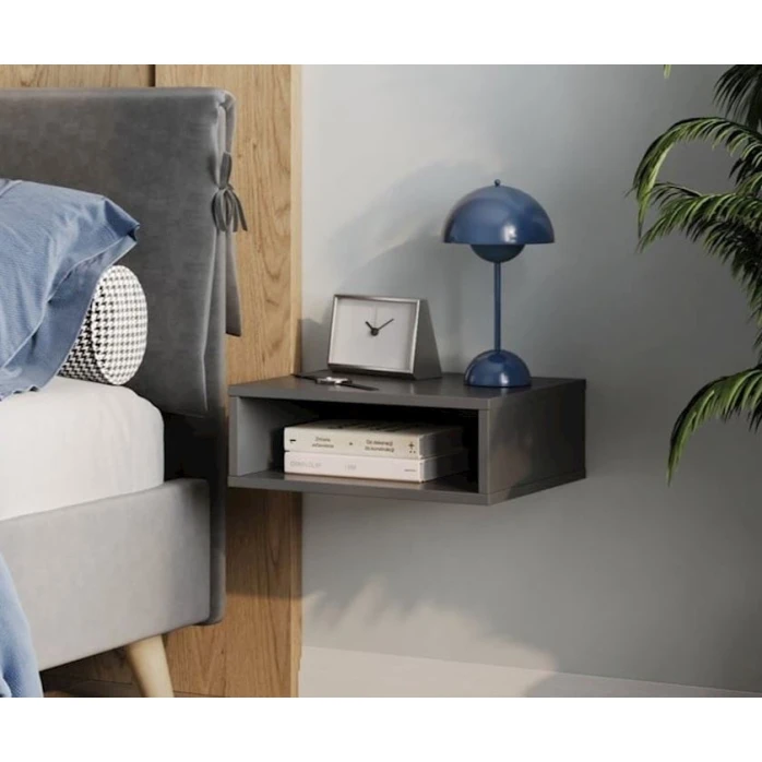 Tumba Ivey2 12115560, LDSP, boz, 42x35x15 sm Tumba Ivey2 12115560, LDSP, boz, 42x35x15 sm