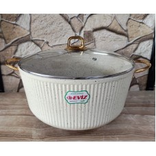 Qazan Eviz SF-531, 34 sm, qranit, ağ