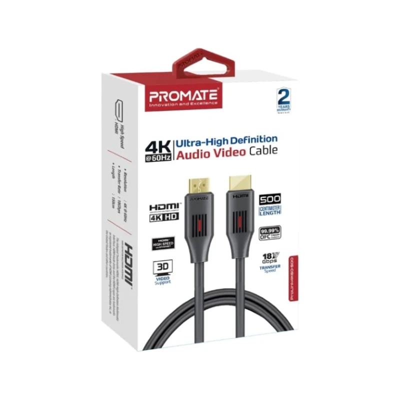 HDMI кабель Promate Prolink 4K60-500 HDMI кабель Promate Prolink 4K60-500