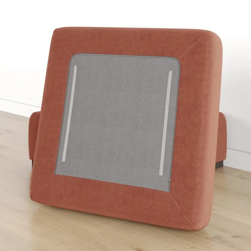 Пуфик 127, оранжевый, 40x50x50 см Пуфик 127, оранжевый, 40x50x50 см